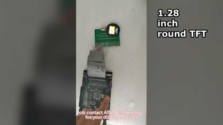 1.28 इंच गोल टीएफटी एलसीडी 240x240 जीसी9ए01 एसपीआई डिस्प्ले