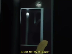 सनलाइट पठनीय 4.3 इंच 480x272 आईपीएस टीएफटी मॉड्यूल डिस्प्ले 1000Cd/M2 आरजीबी इंटरफ़ेस