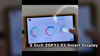5-इंच ESP32 S3 डेवलपमेंट बोर्ड टच स्क्रीन