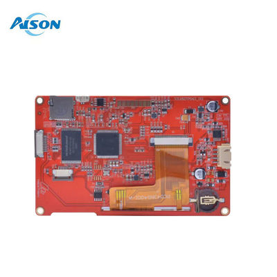 480x272 एचएमआई एलसीडी डिस्प्ले 4.3 इंच प्रतिरोधी टच डिस्प्ले 4 पिन