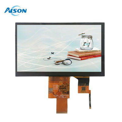 7 इंच 800x480 IPS TFT कैपेसिटिव टच स्क्रीन डिस्प्ले आरजीबी 40 पिन