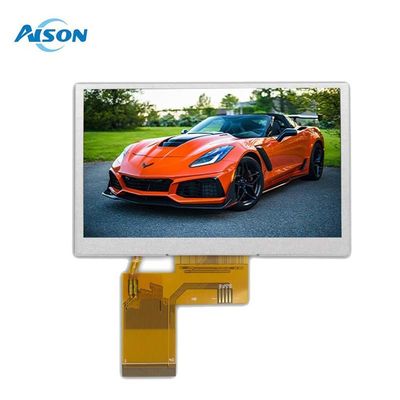 उच्च चमक 4.3 इंच आईपीएस टीएफटी डिस्प्ले 480x272 आरजीबी इंटरफ़ेस