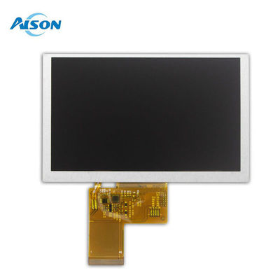औद्योगिक अनुप्रयोग के लिए 5 इंच का IPS TFT डिस्प्ले 800x480 LVDS इंटरफेस 500cd/m2