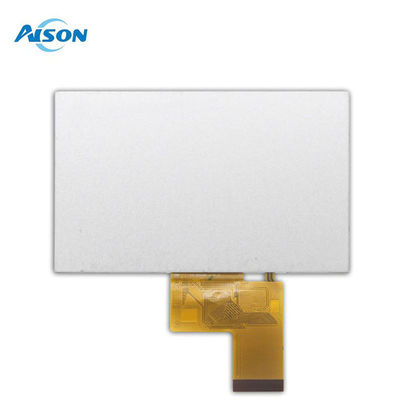 औद्योगिक अनुप्रयोग के लिए 5 इंच का IPS TFT डिस्प्ले 800x480 LVDS इंटरफेस 500cd/m2