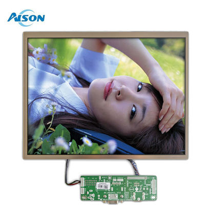 12.1 इंच डिस्प्ले 900:1 1024x768 डिस्प्ले 650 Cd/M2 LVDS इंटरफेस