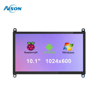 रास्पबेरी पाई के लिए HDMI बोर्ड के साथ 10.1 इंच TFT टच स्क्रीन 1024x600