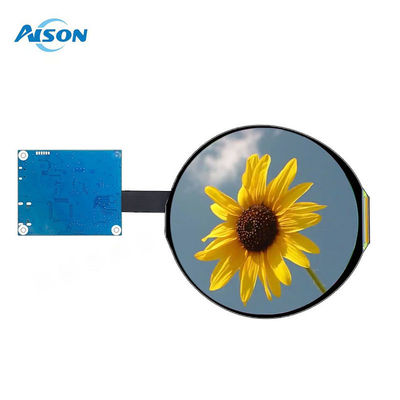 5.0" 1080x1080 गोल टीएफटी डिस्प्ले एमआईपीआई इंटरफेस 350 निट्स