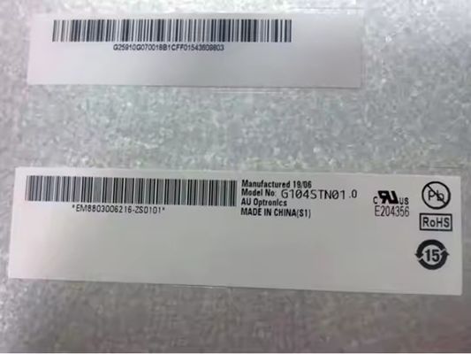 10.4 इंच AUO 800X600 LVDS TFT एलसीडी डिस्प्ले 400cd/m2 औद्योगिक के लिए