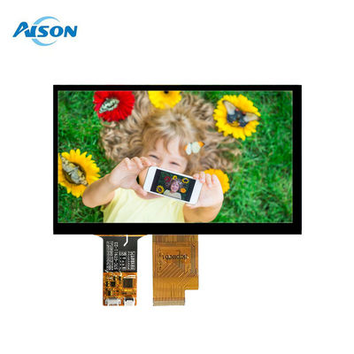 7 इंच 1024x600 LVDS IPS TFT LCD डिस्प्ले USB I2C इंटरफ़ेस कैपेसिटिव टच पैनल