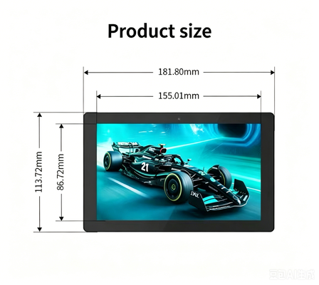 7 इंच ESP32 P4 C6 कैपेसिटिव टचस्क्रीन डेवलपमेंट बोर्ड 1024x600 IPS LCD डिस्प्ले 2MP कैमरे के साथ 100Mbps ईथरनेट पोर्ट